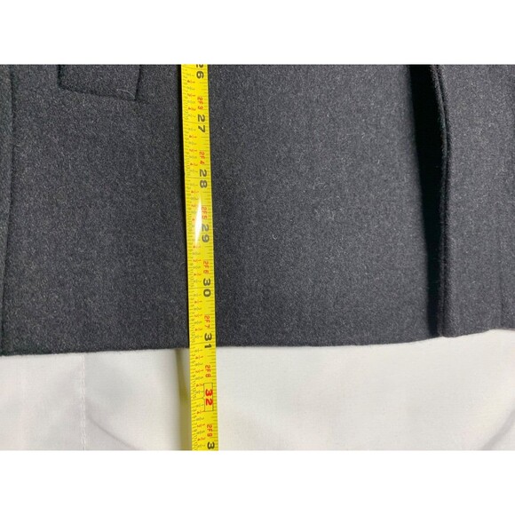 Calvin Klein Coat Men’s M Black Mid Length Wool Blend Lined Business Classic - Picture 5 of 14
